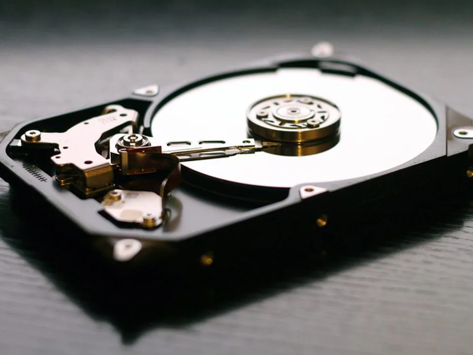 Hard drive prepared for a physical data recovery case