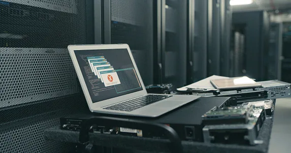 Hard drive prepared for secure data destruction