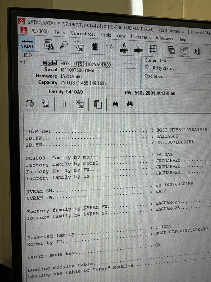 Controlled system drive imaging workflow