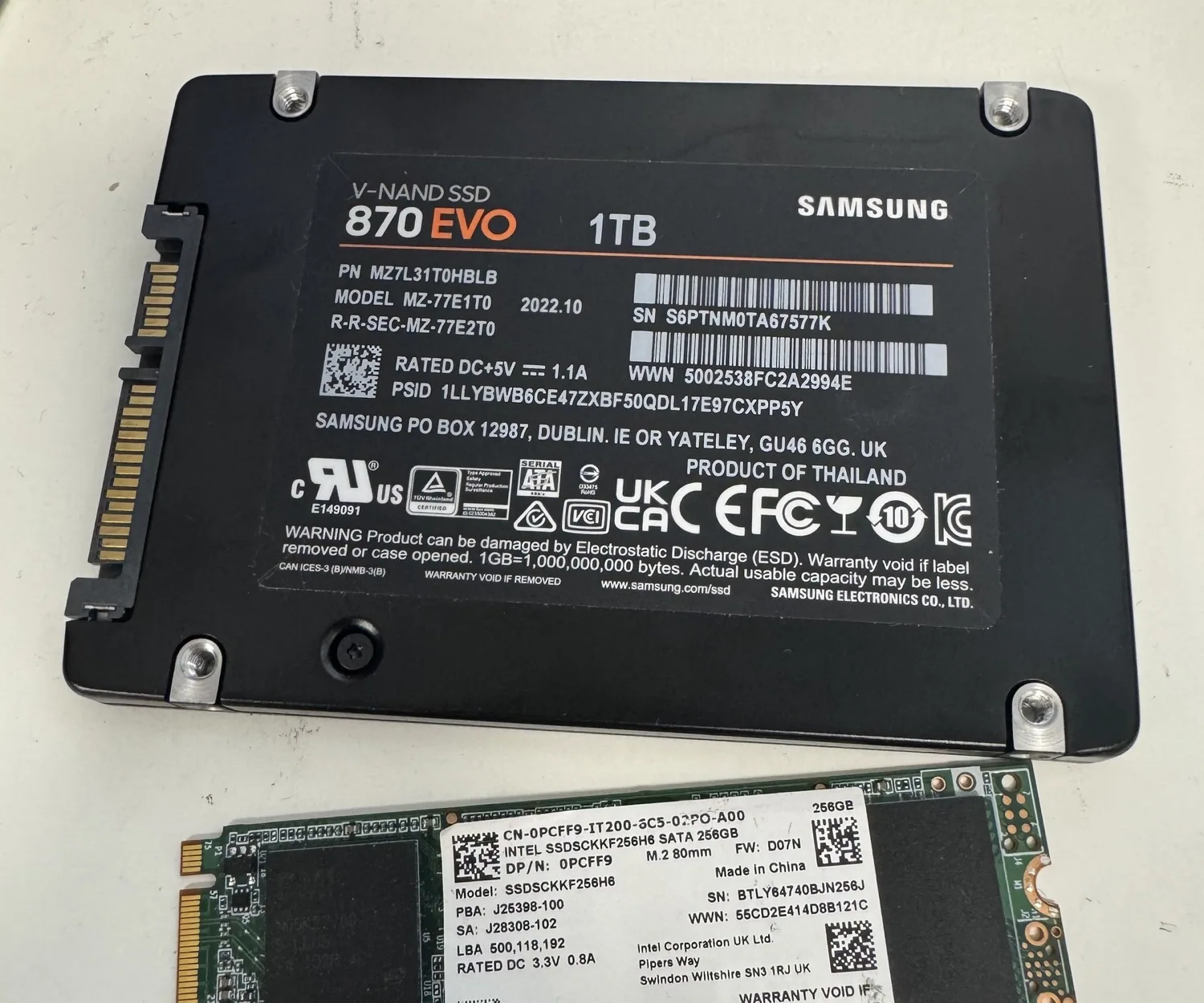 Samsung SSDs prepared for recovery